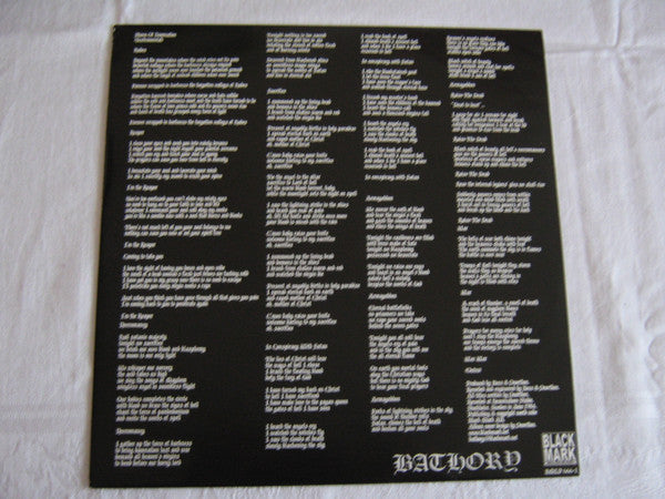Bathory : Bathory (LP,Album,Reissue,Remastered)