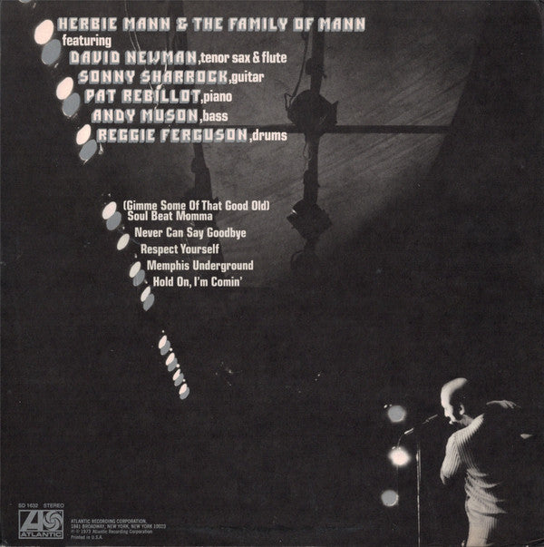 Herbie Mann : Hold On, I'm Comin' (LP,Album)