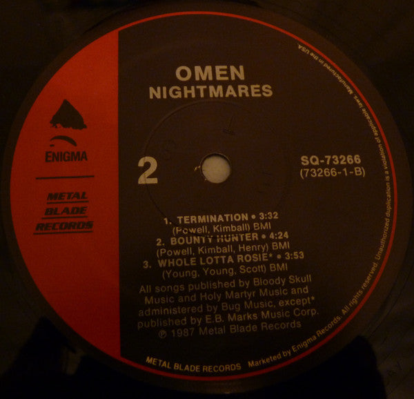 Omen (3) : Nightmares (12",EP)