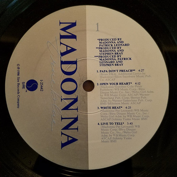 Madonna : True Blue (LP,Album)