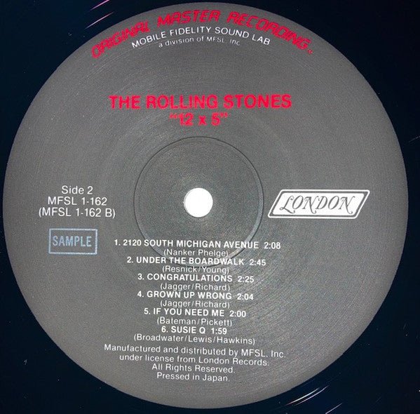 Rolling Stones, The : 12 X 5 (LP,Album,Promo,Stereo)