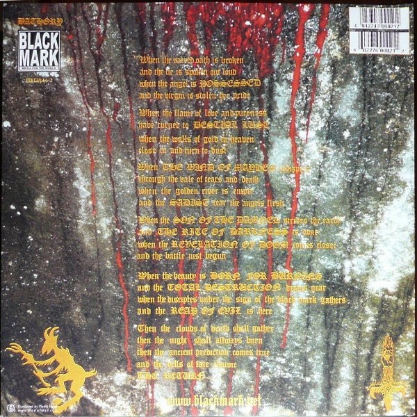 Bathory : The Return...... (LP,Album,Reissue)