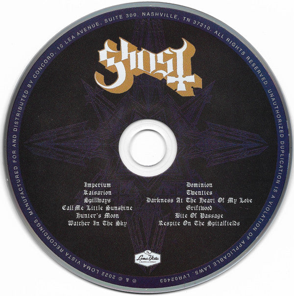 Ghost (32) : Impera (Album)