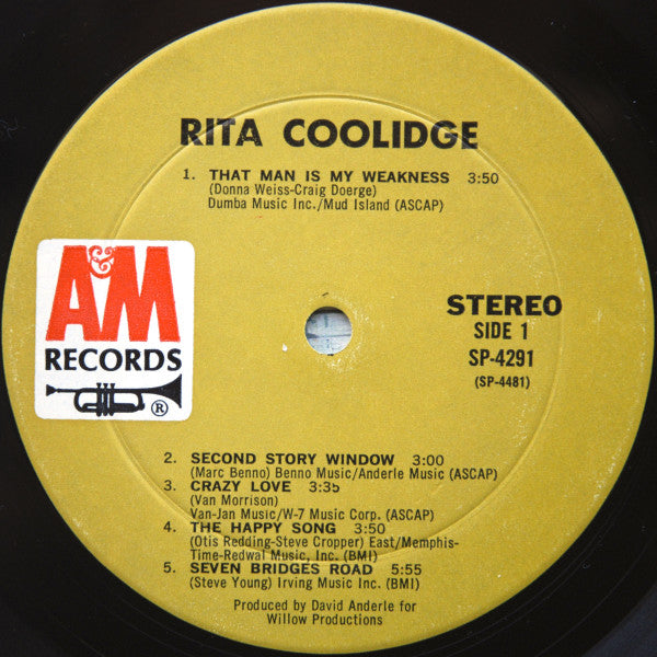 Rita Coolidge : Rita Coolidge (LP,Album)