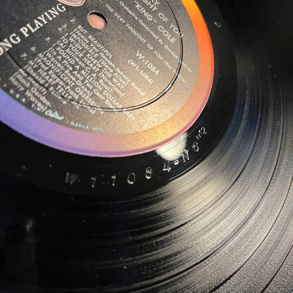 Nat King Cole, Gordon Jenkins And His Orchestra : The Very Thought Of You (LP,Album,Repress,Mono)