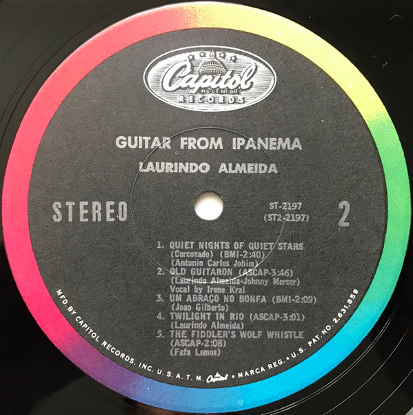 Laurindo Almeida : Guitar From Ipanema (LP,Album,Stereo)