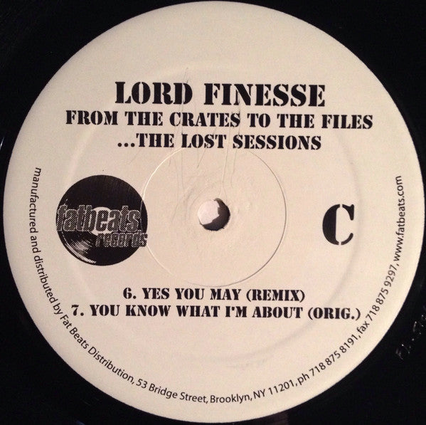 Lord Finesse : From The Crates To The Files ...The Lost Sessions (LP,Compilation)