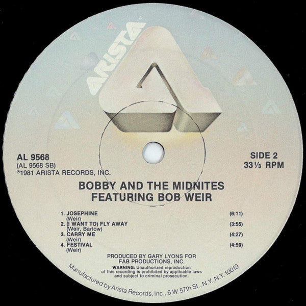 Bobby And The Midnites : Bobby & The Midnites (LP,Album)
