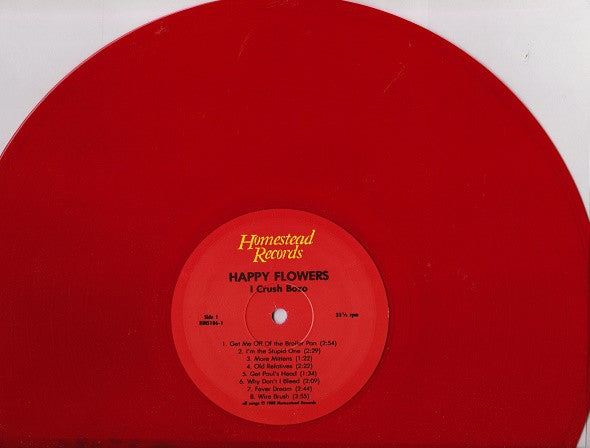 Happy Flowers : I Crush Bozo (LP,Album,Limited Edition)