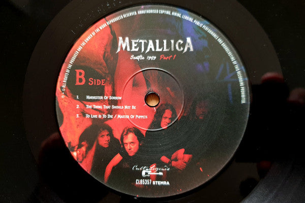 Metallica : Seattle 1989 Part 1 (LP,Unofficial Release)