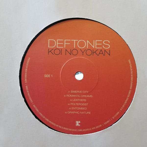 Deftones : Koi No Yokan (LP,Repress,Stereo)