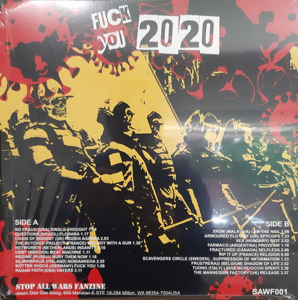 Various : Fuck You 2020 (LP,Compilation)