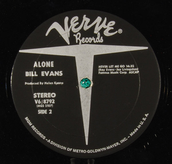 Bill Evans : Alone (LP,Album)