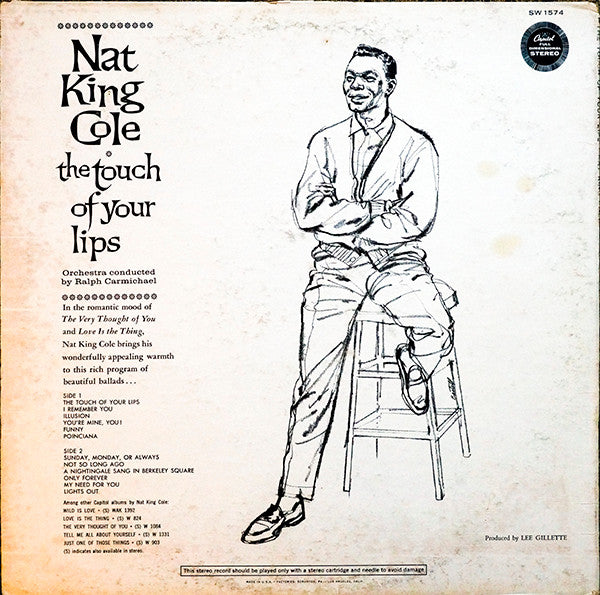 Nat King Cole : The Touch Of Your Lips (LP,Album,Stereo)