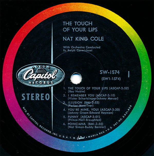 Nat King Cole : The Touch Of Your Lips (LP,Album,Stereo)