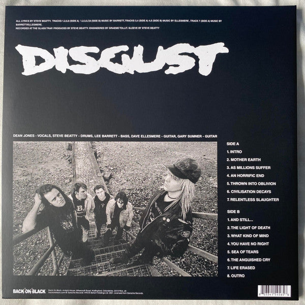Disgust : Brutality Of War (LP,Album,Limited Edition,Reissue)