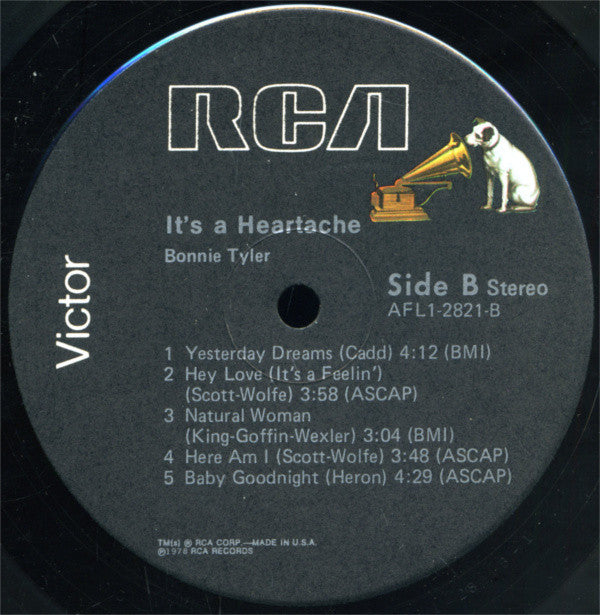 Bonnie Tyler : It's A Heartache (LP,Album)