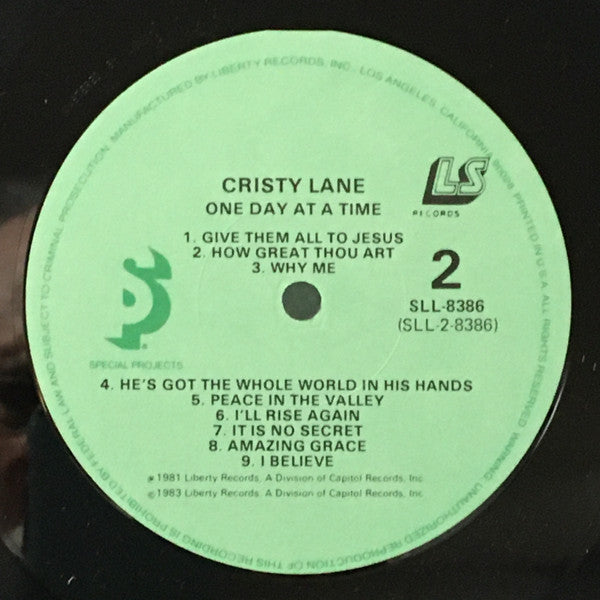 Cristy Lane : One Day At A Time (LP,Album,Reissue)