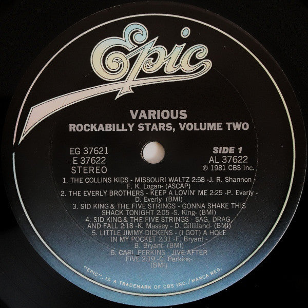 Various : Rockabilly Stars Vol. 2 (LP,Compilation)