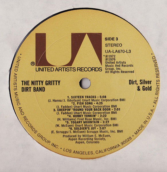 Nitty Gritty Dirt Band : Dirt, Silver & Gold (LP,Compilation,Stereo)