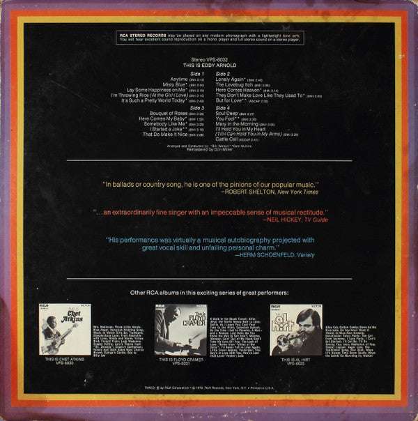 Eddy Arnold : This Is Eddy Arnold (LP,Compilation)
