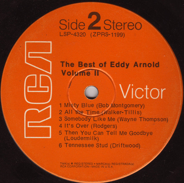 Eddy Arnold : The Best Of Eddy Arnold Volume II (LP,Compilation,Stereo)