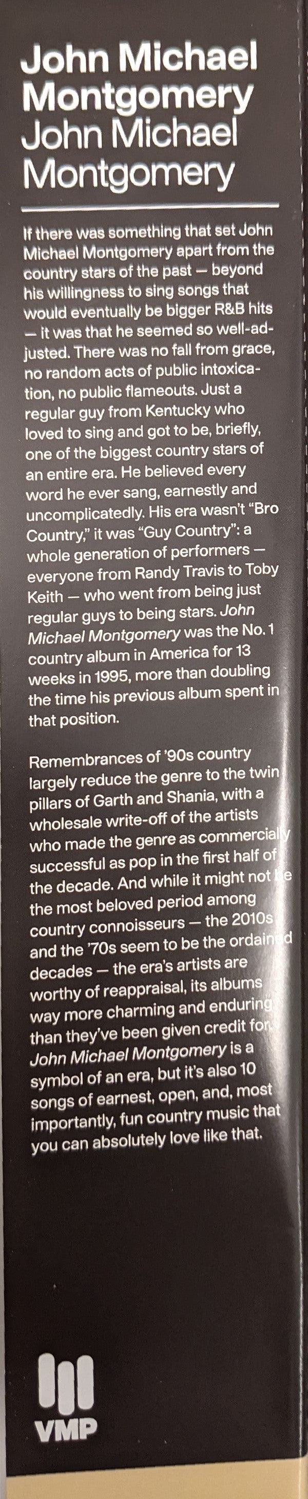 John Michael Montgomery : John Michael Montgomery (LP,Album,Club Edition,Reissue,Remastered,Stereo)