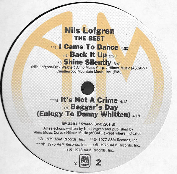 Nils Lofgren : The Best (LP,Compilation)