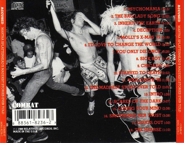 Accüsed, The : Martha Splatterhead's Maddest Stories Ever Told (Album)