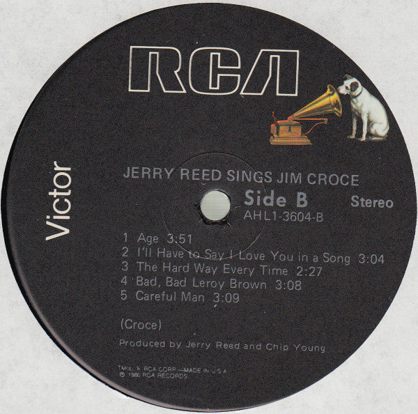 Jerry Reed : Jerry Reed Sings Jim Croce (LP,Album)