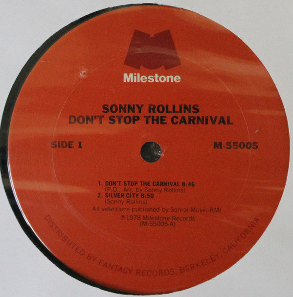 Sonny Rollins : Don't Stop The Carnival (LP,Album)