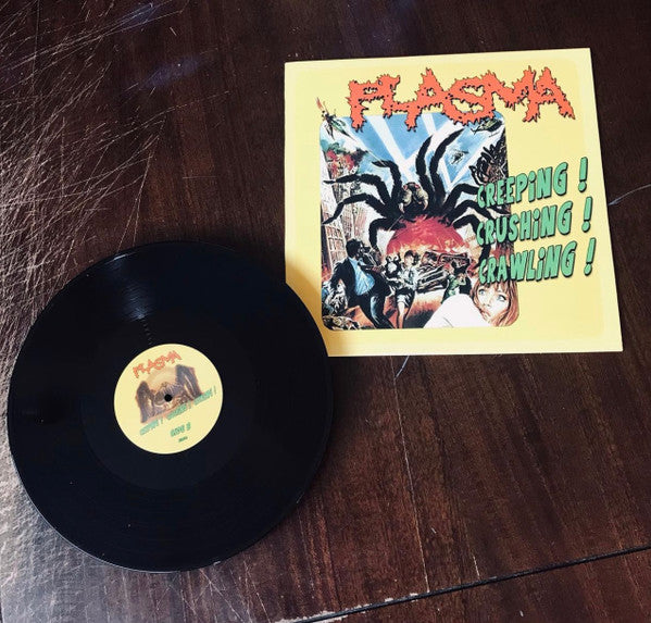 Plasma (9) : Creeping! Crushing! Crawling! (12",Album,Limited Edition,Reissue)