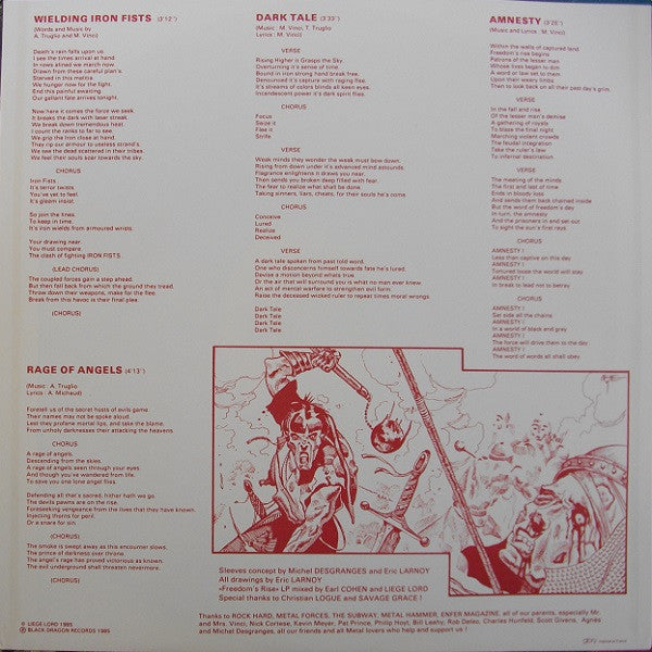 Liege Lord : Freedom's Rise (LP,Album)