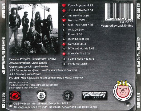 Bad Habit (14) : How Bad Do You Want It? (Album,Compilation,Stereo)
