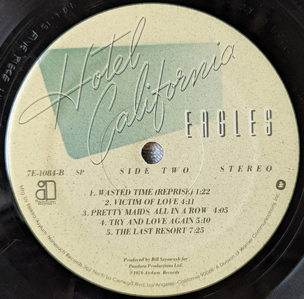 Eagles : Hotel California (LP,Album,Reissue,Stereo)