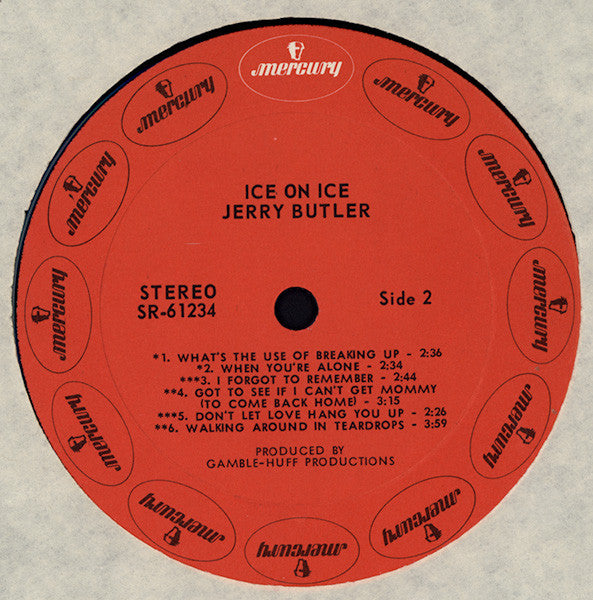 Jerry Butler : Ice On Ice (LP,Album,Stereo)