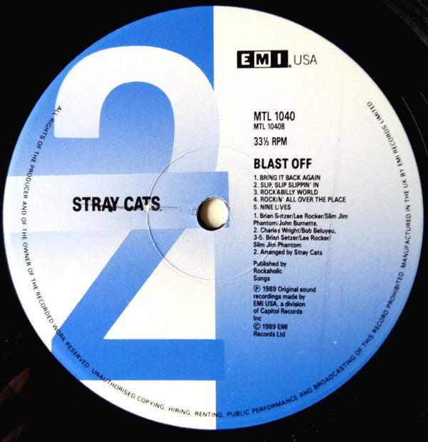 Stray Cats : Blast Off (LP,Album)