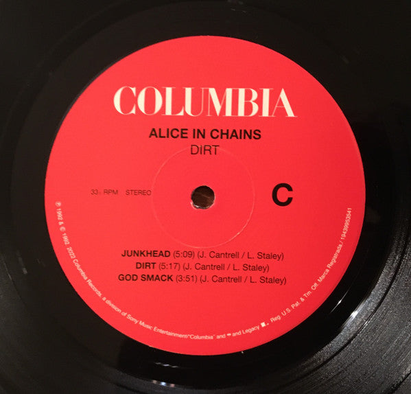 Alice In Chains : Dirt (LP,Album,Reissue,Remastered,Stereo)