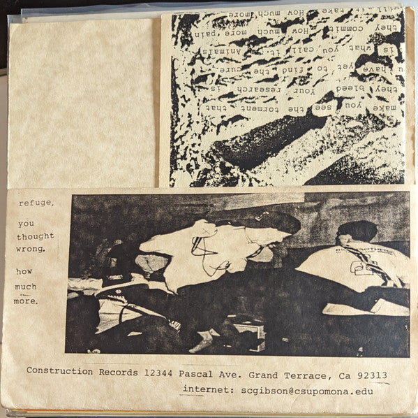 Refuge (12) : Refuge. (7",EP)