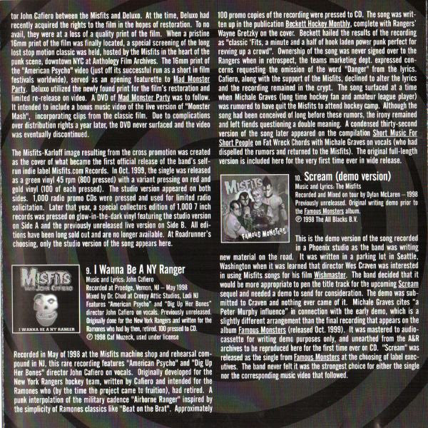 Misfits : Cuts From The Crypt (Compilation,Enhanced)