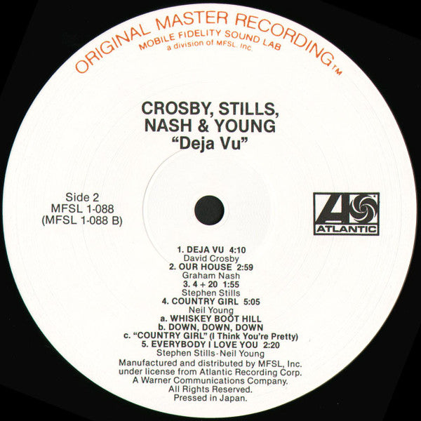 Crosby, Stills, Nash & Young : Déjà Vu (LP,Album,Reissue,Remastered)