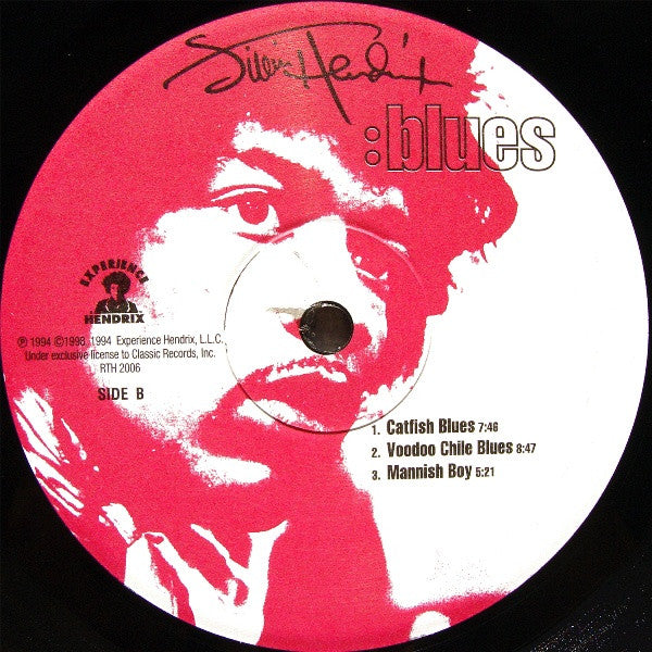 Jimi Hendrix : Blues (LP,Compilation,Limited Edition,Reissue)