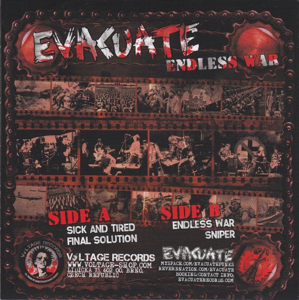 Evacuate : Endless War (7",33 ⅓ RPM,EP)