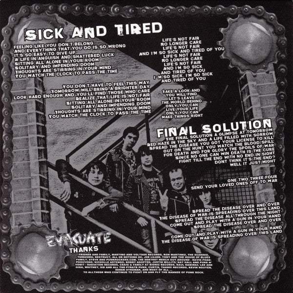 Evacuate : Endless War (7",33 ⅓ RPM,EP)