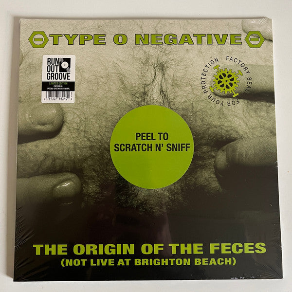 Type O Negative : The Origin Of The Feces (Not Live At Brighton Beach) (LP,Album,Limited Edition,Reissue,Remastered,Repress)
