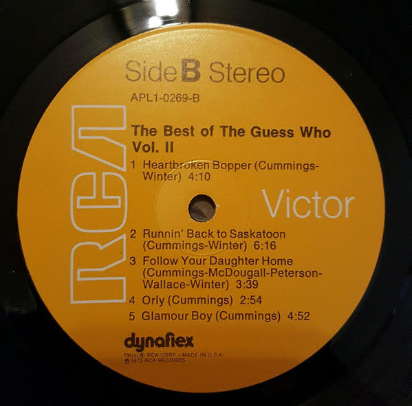 Guess Who, The : The Best Of The Guess Who: Volume II (LP,Compilation)