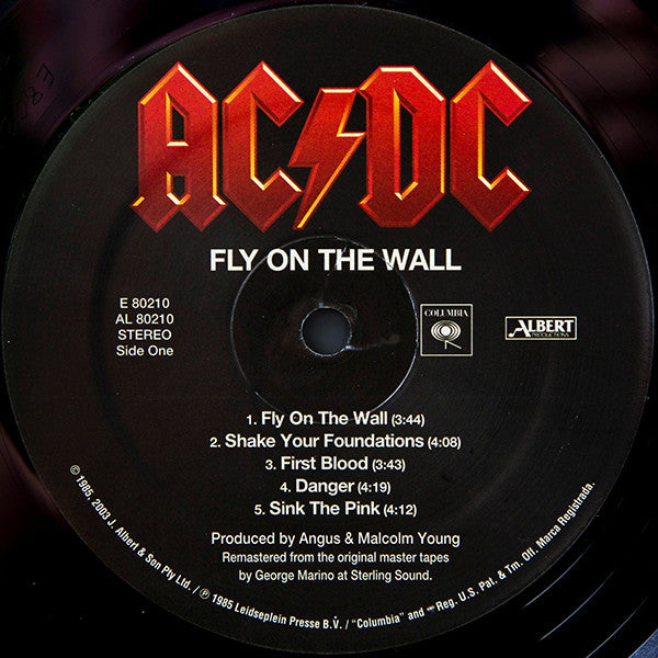 AC/DC : Fly On The Wall (LP,Album,Reissue)