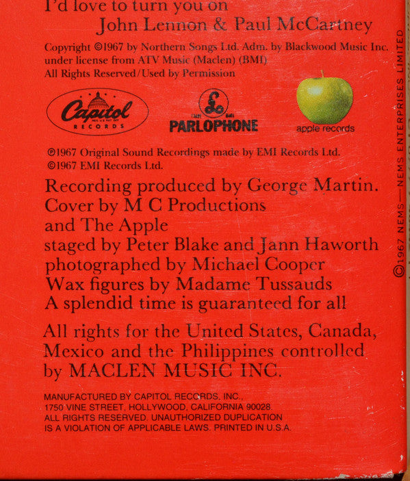 Beatles, The : Sgt. Pepper's Lonely Hearts Club Band (LP,Album,Limited Edition,Reissue,Stereo)