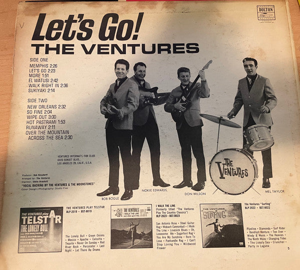 Ventures, The : Let's Go! (LP,Album,Mono)
