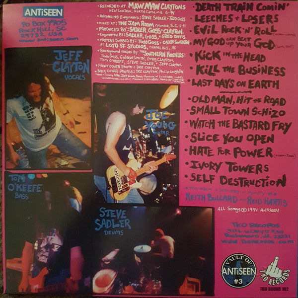 Antiseen : Southern Hostility (LP,Album,Reissue,Remastered)